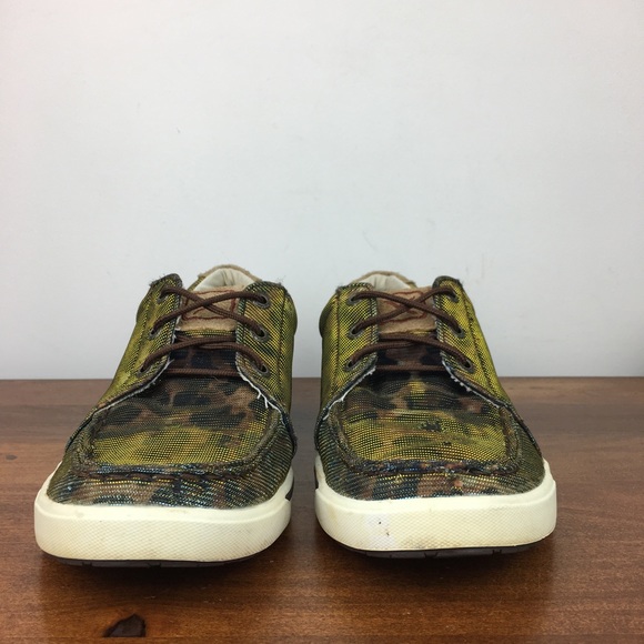 Twisted X WCA0023 Shiny Leopard Low Cut Sneakers Casual Shoes Women's 6M. - Picture 4 of 14